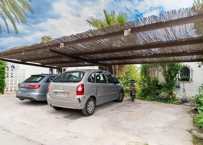 公寓 Detached House Big Terrace, Few Steps Away From The Beach, Paddel, Golf, Bbq